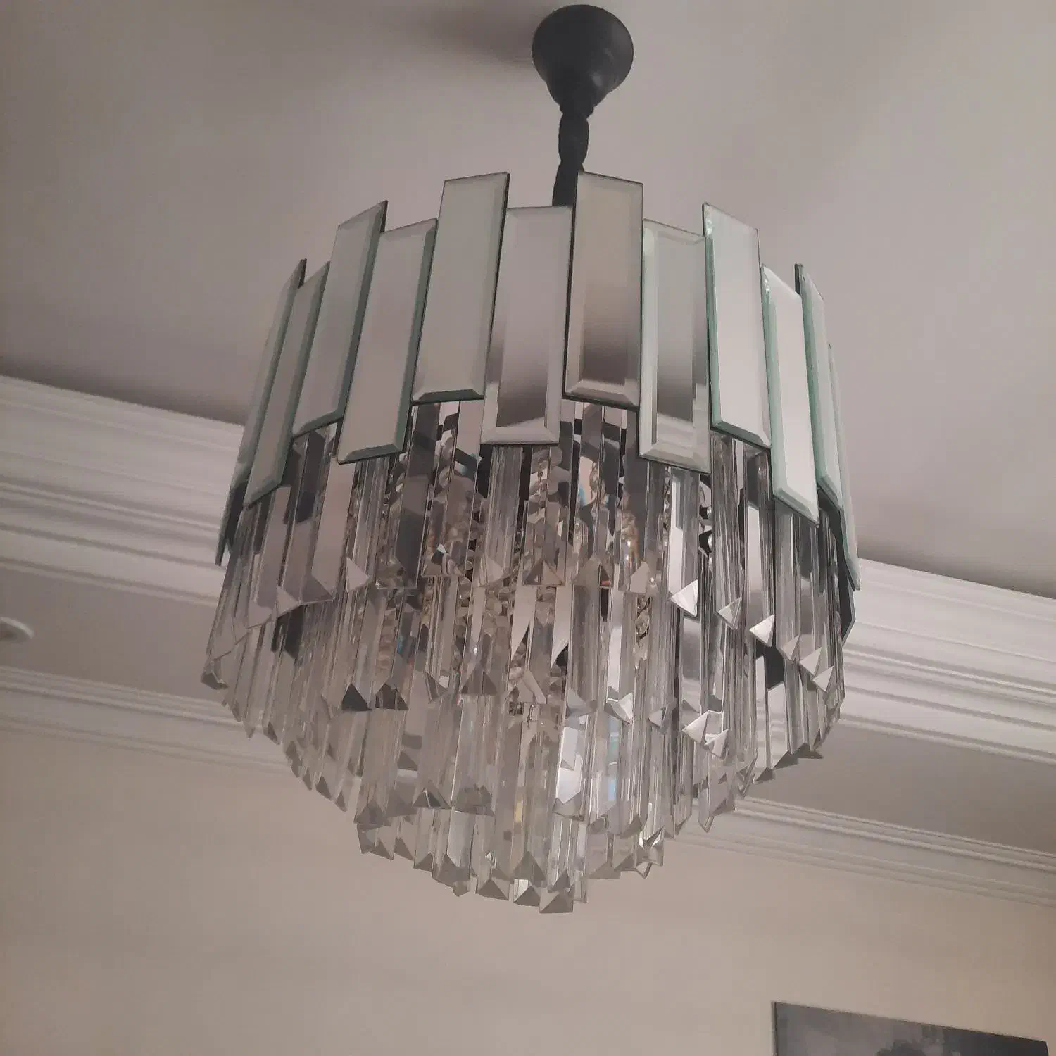 لوستر با دیوار کوبش|لوستر و چراغ آویز|کرج, گلشهر|دیوار