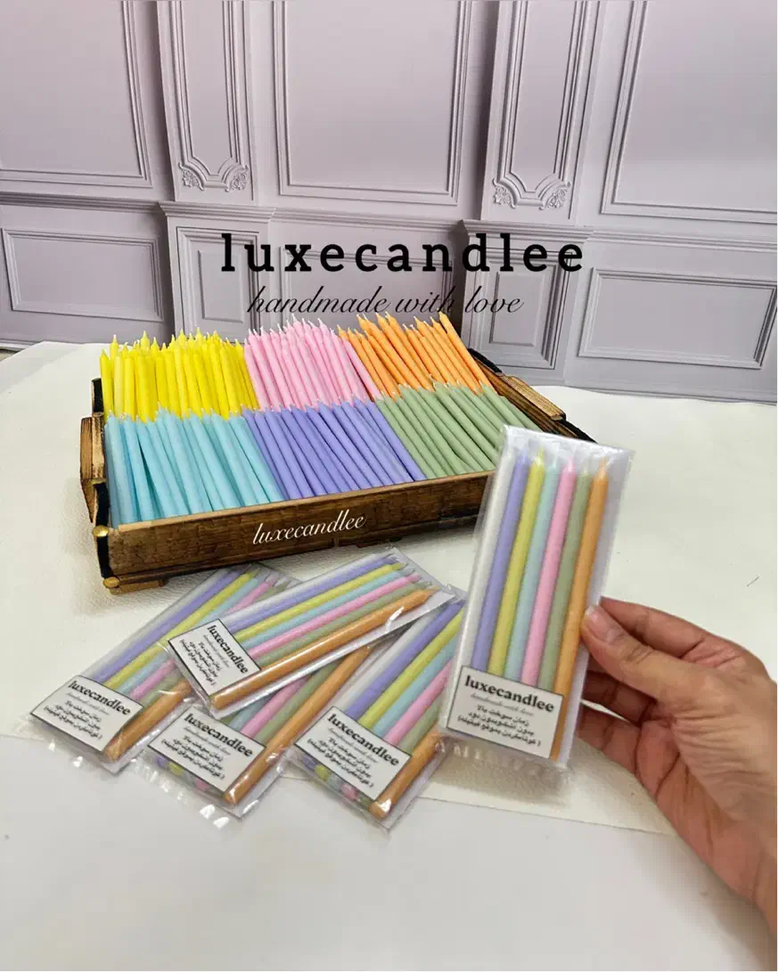 شمع بیبی‌کندل|صنایع دستی و سایر لوازم تزئینی|قم, صفاشهر|دیوار