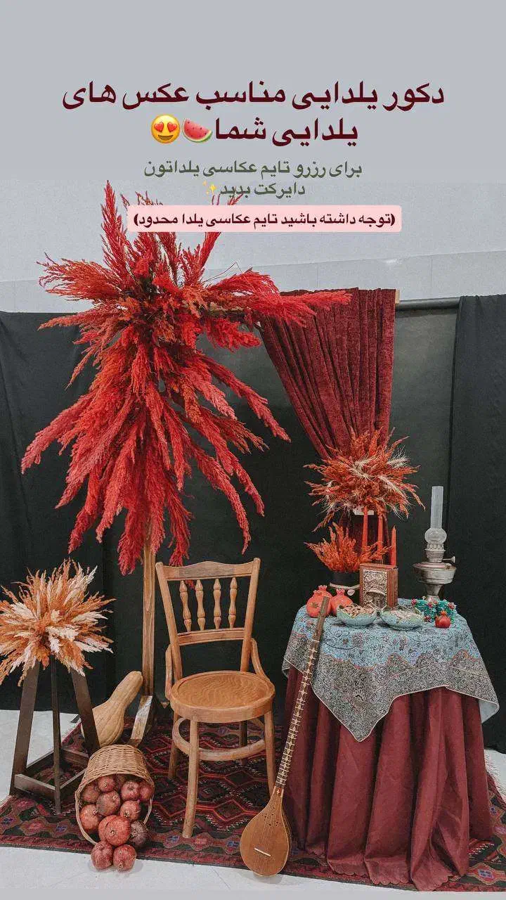 دکور عکاسی یلدا|دوربین عکاسی و فیلمبرداری|گناباد, |دیوار