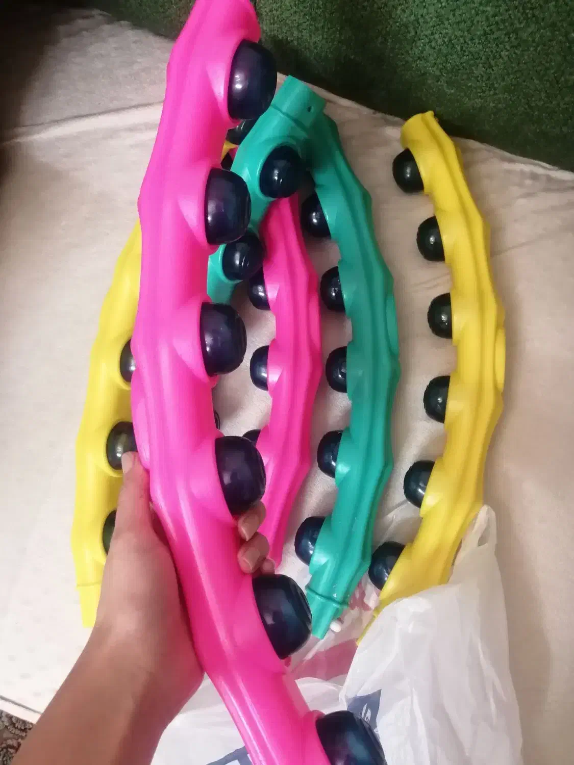 حلقه ورزشی سنگین با شیار ژله ای|تجهیزات ورزشی|باقرشهر, |دیوار