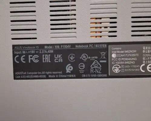 لپ تاپ ایسوس مدل F1504V|رایانه همراه|کرمان, |دیوار