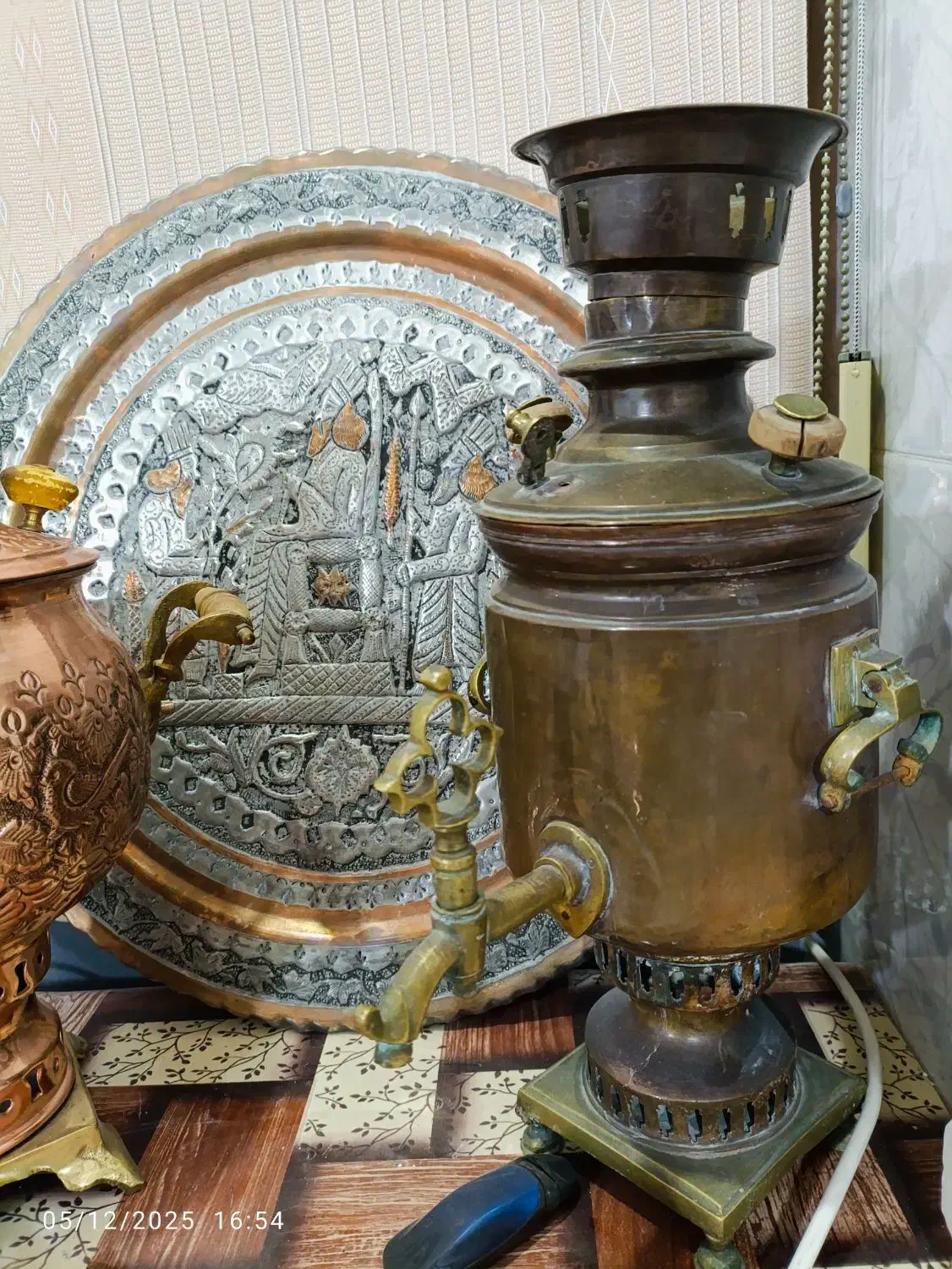 دوعددسماور.مخصوص(میزیلدا)|کلکسیون اشیاء عتیقه|یزد, |دیوار