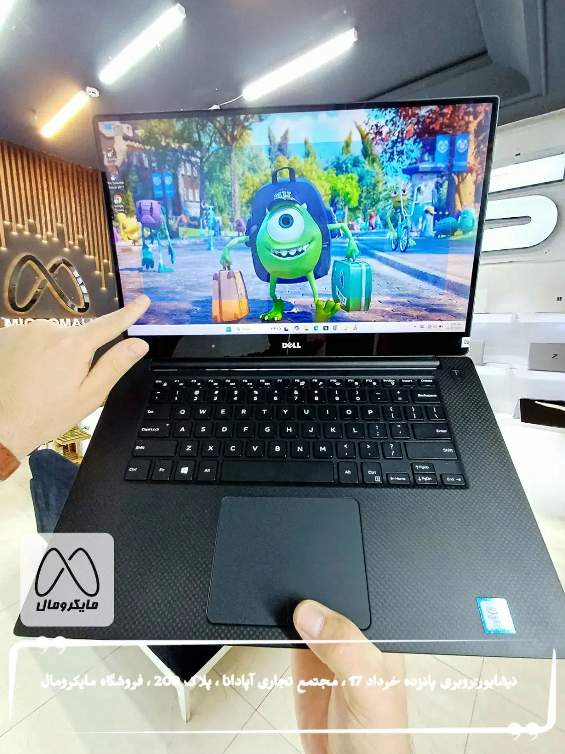 لپتاپ برند dell با صفحه نمایش فوق العاده 4K لمسی|رایانه همراه|نیشابور, دارایی|دیوار