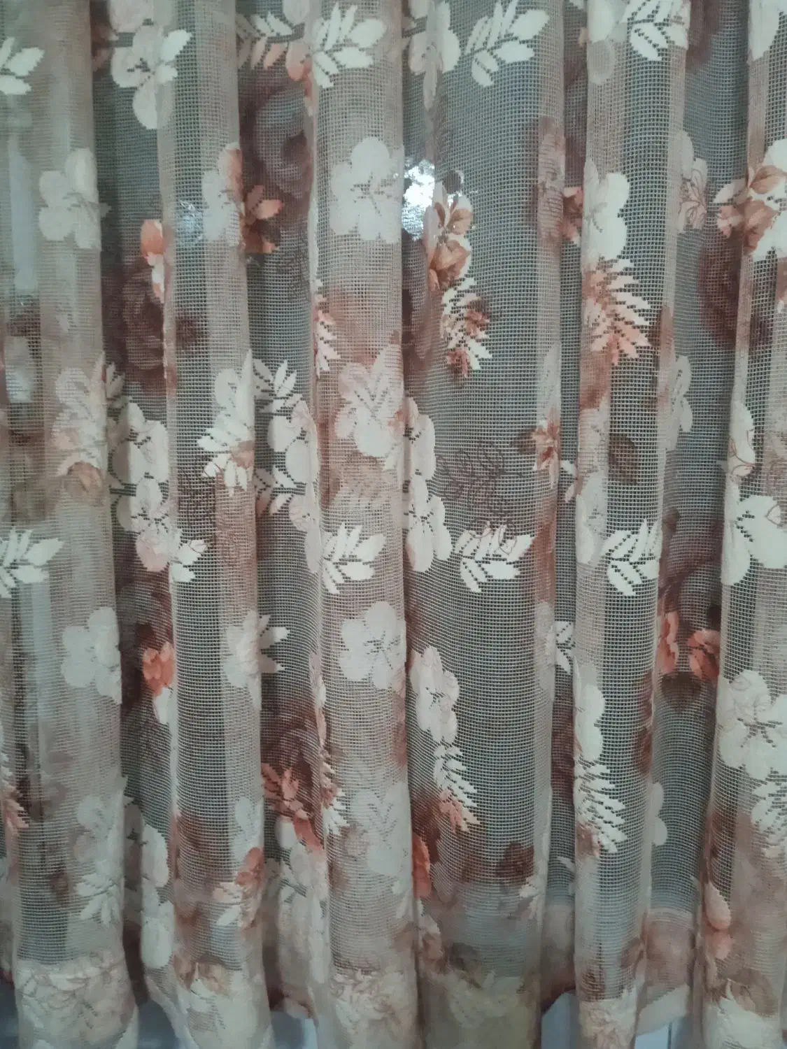 پرده توری سالم|پرده، رانر، رومیزی|تهران, شهرک ولیعصر شمالی|دیوار