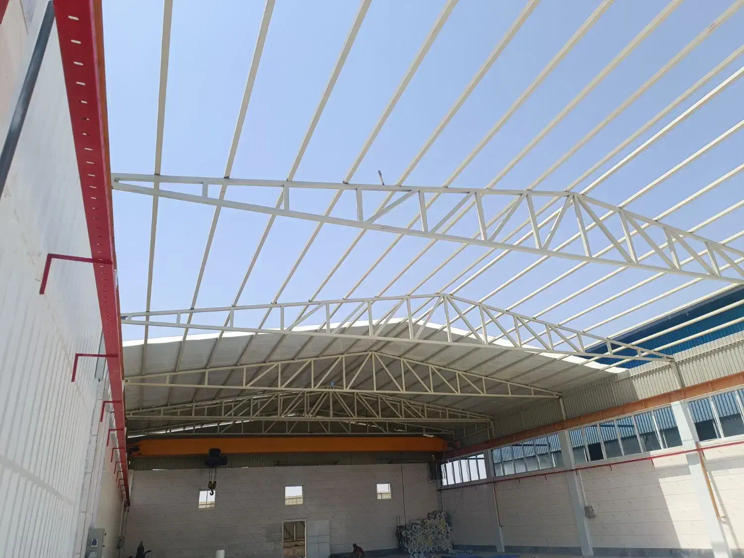 ساخت سوله اسکلت خرپا پوشش سقف ساندویچ پنل شیروانی|خدمات پیشه و مهارت|اسلامشهر, شهرک مهدیه|دیوار