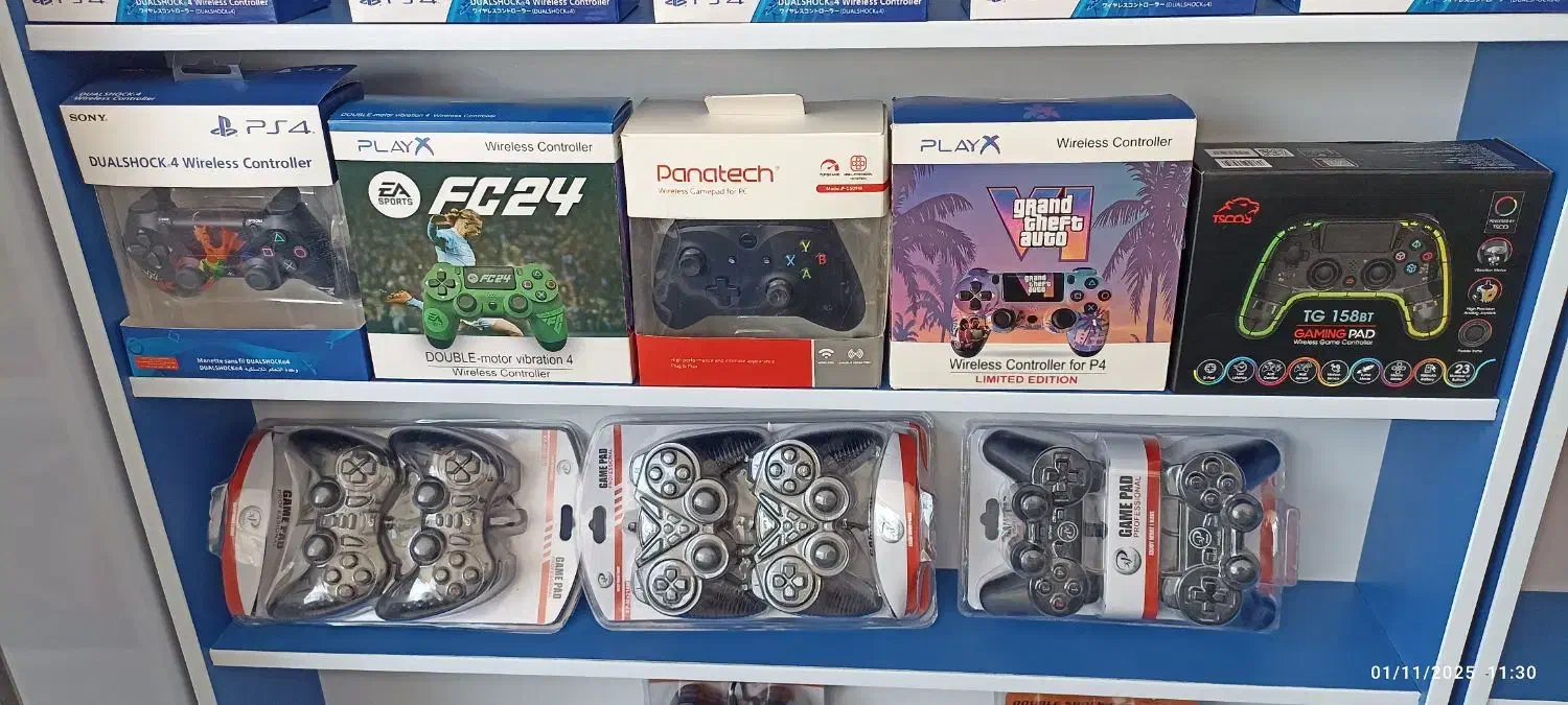 فروش لوازم جانبی پلستیشن با قیمت های استثنایی|کنسول، بازی ویدئویی و آنلاین|بم, |دیوار