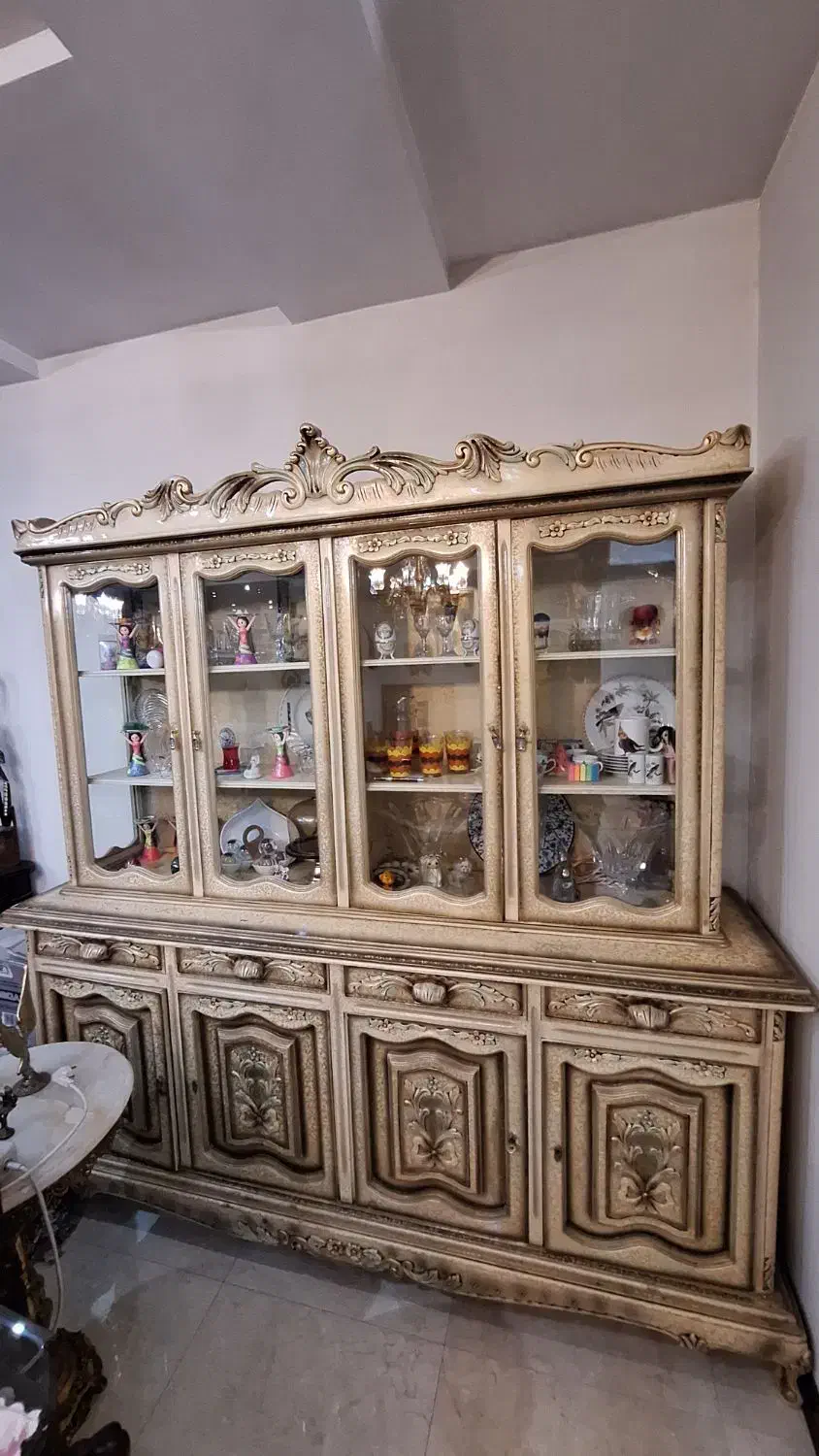 کنسول و بوفه بزرگ مرمری زیر قیمت|بوفه، ویترین، کنسول|کرج, فاز ۱ مهرشهر|دیوار