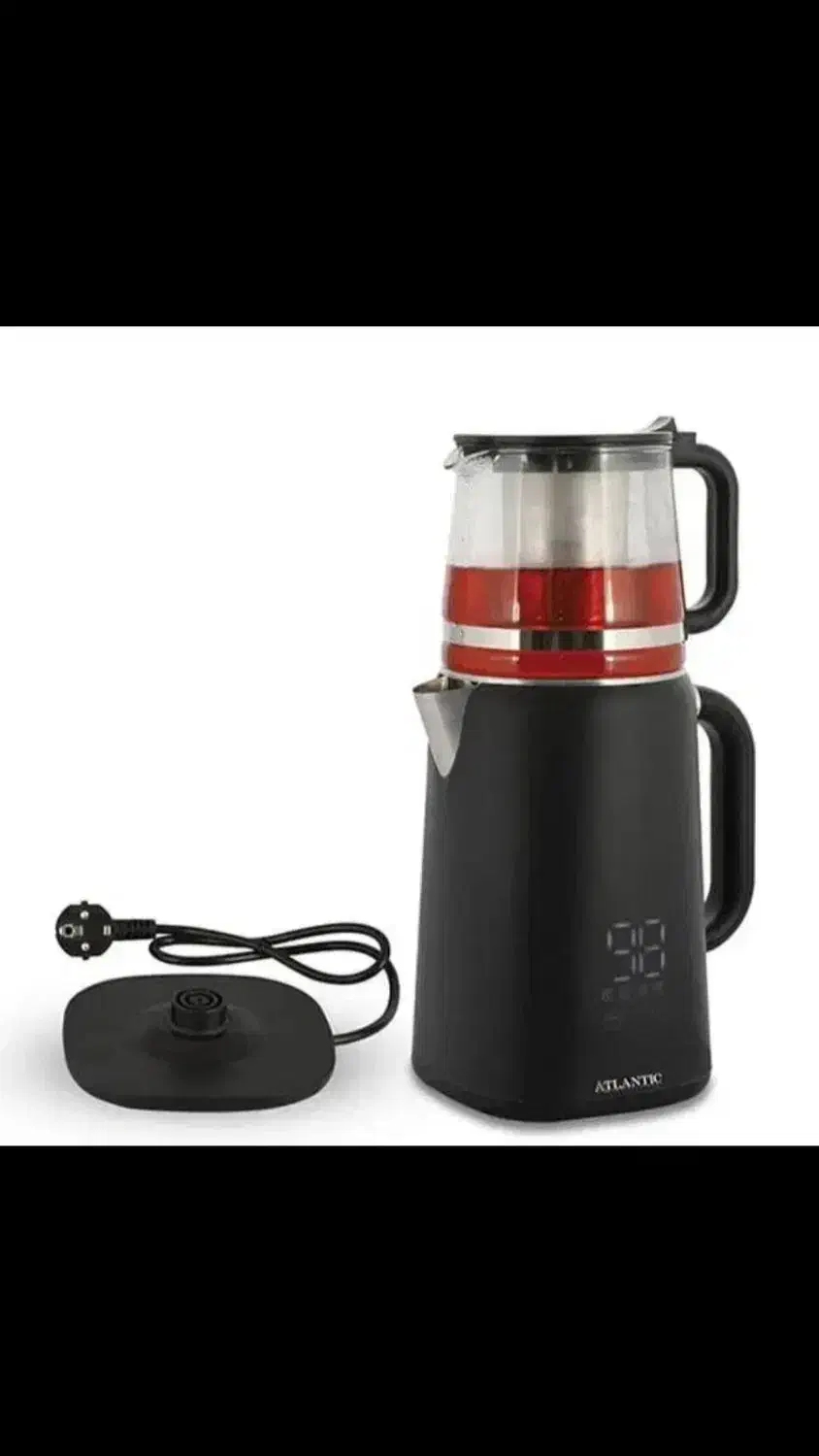 چای ساز دیجیتال آتلانتیک مدل ۹۰۲۵|سماور، چای‌ساز، قهوه‌ساز|قم, انسجام|دیوار