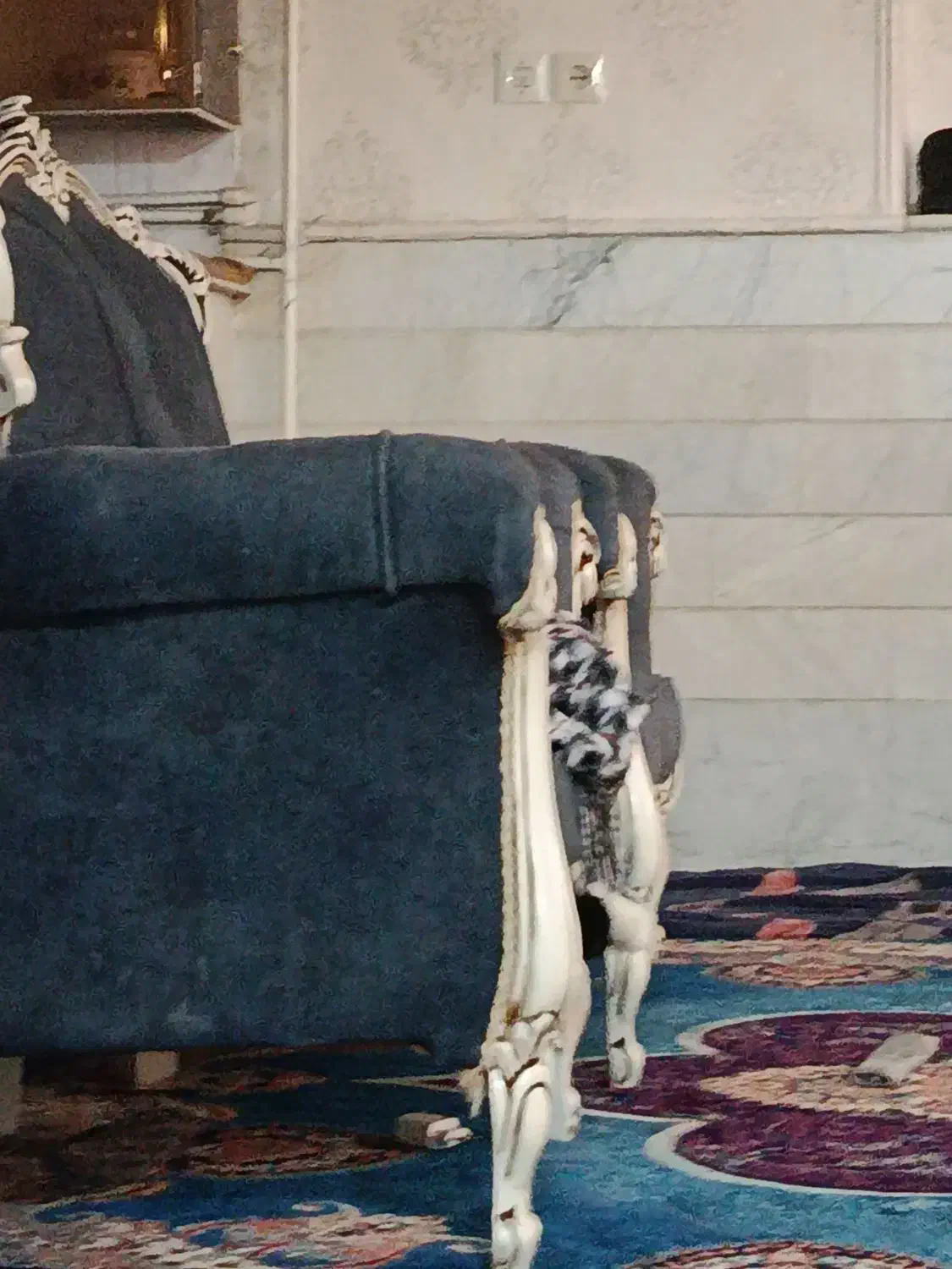 مبل نیمه سلطنتی هفت نفره|مبلمان خانگی و میز عسلی|قم, چهار امامزاده|دیوار