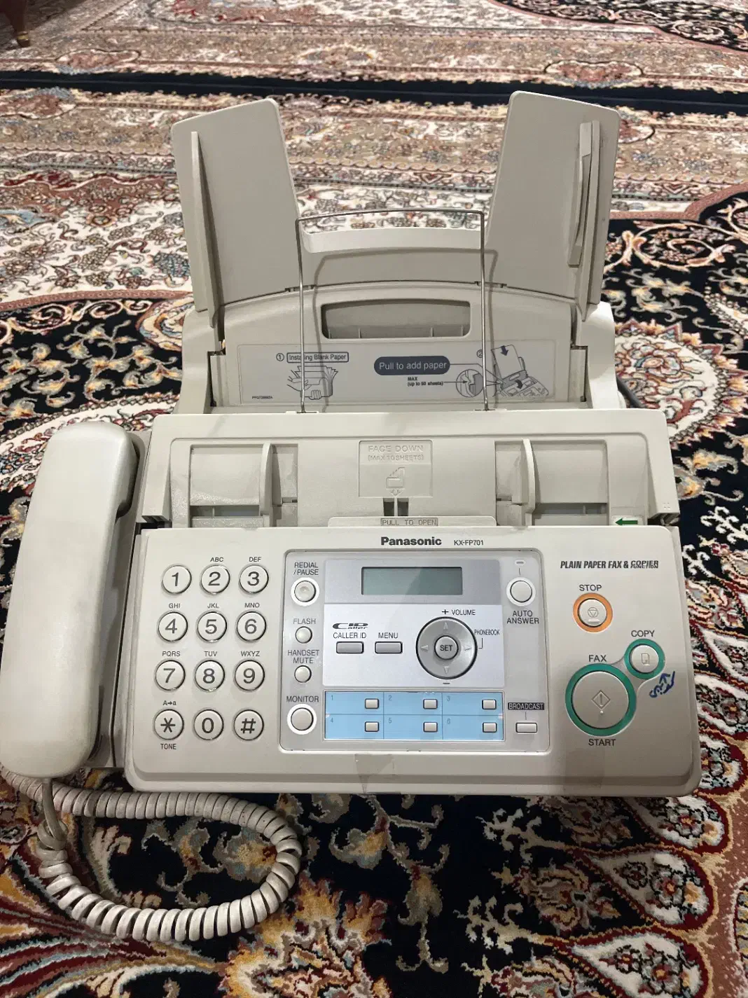 دستگاه فکس و پرینتر و تلفن پاناسونیک|پرینتر، اسکنر، کپی، فکس|باقرشهر, |دیوار