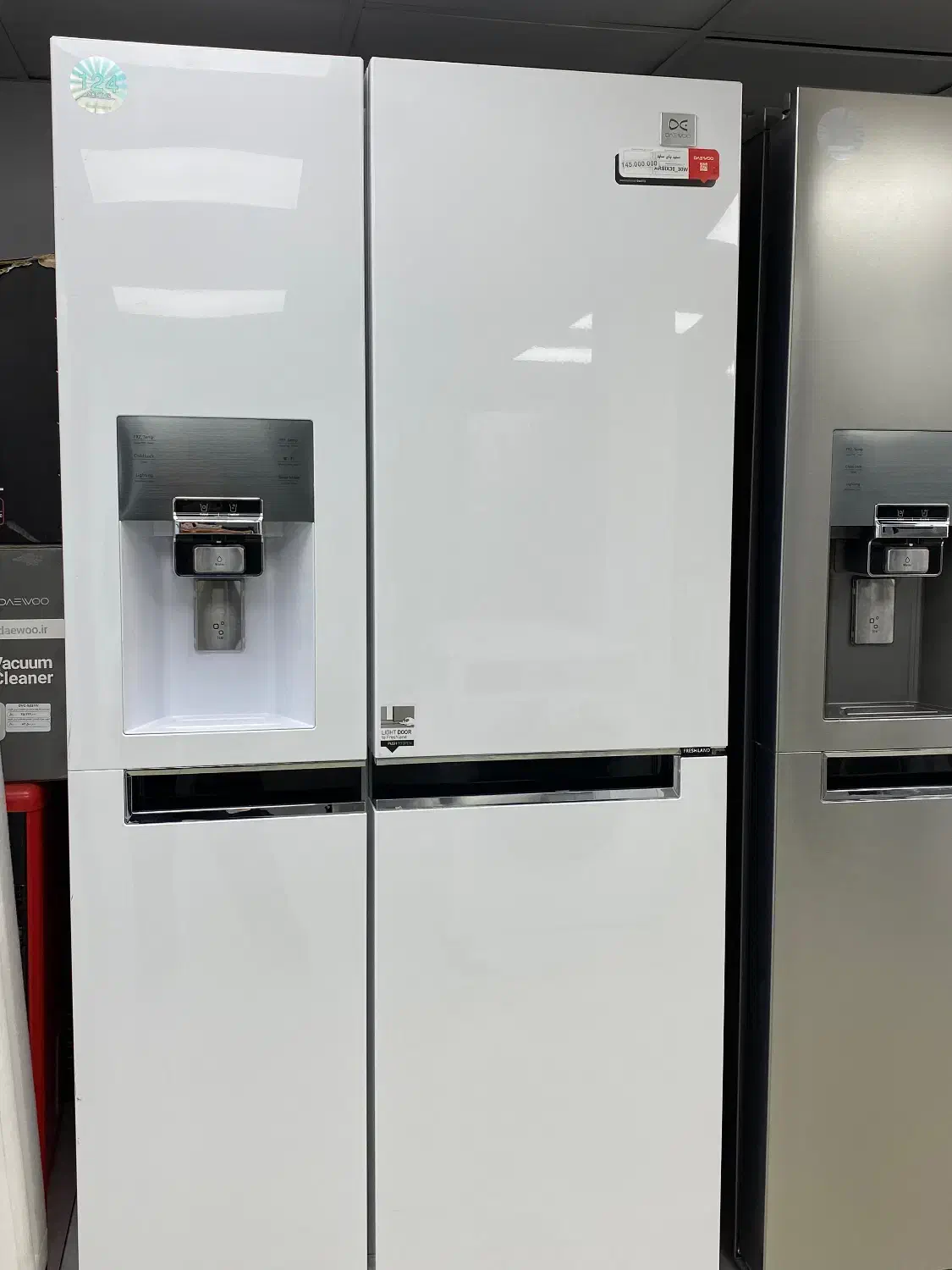 یخچال ساید بای ساید دوو مدل ۳۰ ۳۰ رنگ سفید|یخچال و فریزر|اسلامشهر, شهرک مفیدی|دیوار