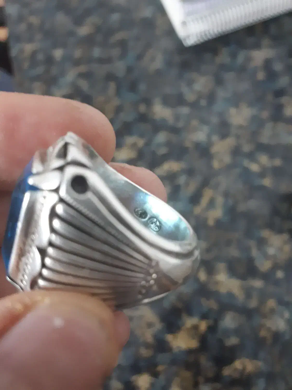 انگشتر.نقره رکاب دست ساز زنجان دو مهر.|جواهرات|الوند, |دیوار