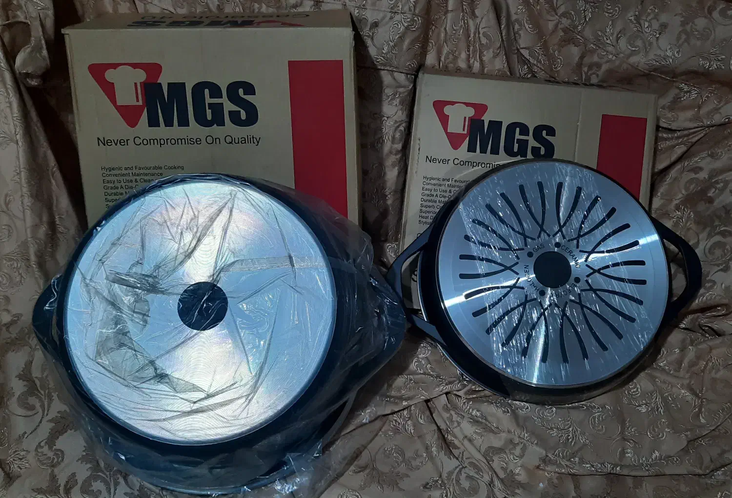 قابلمه و ماهی تابه سایز ۴۰ مارک MGS|ظروف پخت‌وپز|تهران, خرمشهر|دیوار