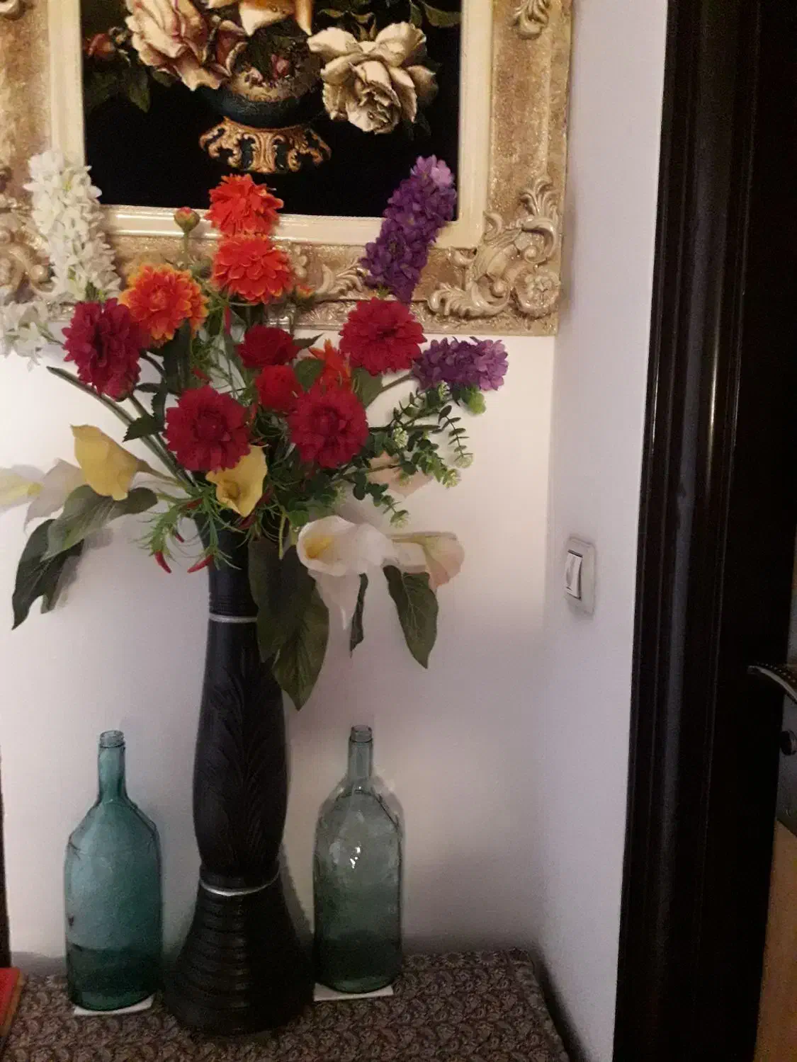 گل مصنوعی ورق بزنید|گل مصنوعی|قم, هفت تیر|دیوار