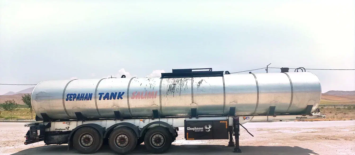 یک دستگاه تانکر سه محور قیر دوجداره|خودرو سنگین|صوفیان, |دیوار