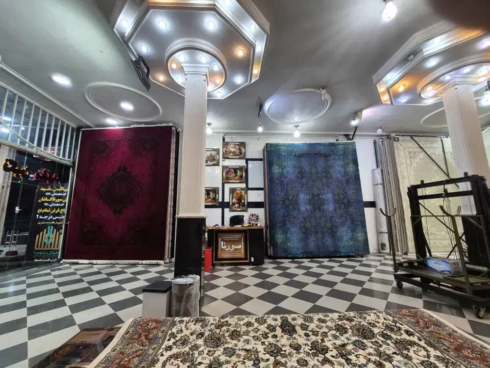 فرش تمام نخ کاشان ٪ ترند سال|فرش|دزفول, |دیوار