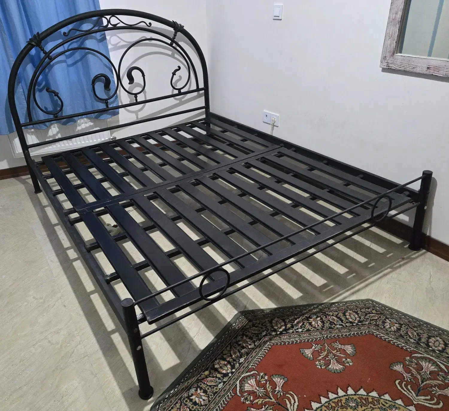 تخت دو نفره فرفوژه بدون خوشخواب|تخت و سرویس خواب|تهران, زعفرانیه|دیوار