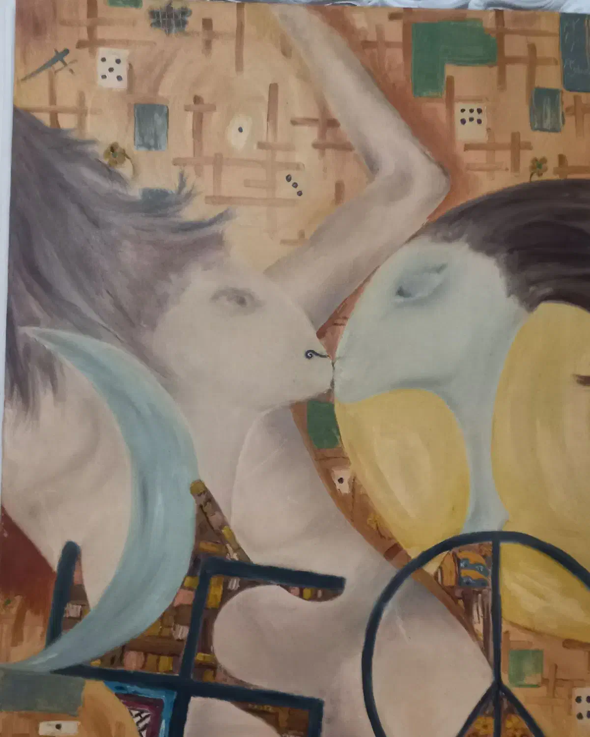 رنگ روغن قدیمی|کلکسیون اشیاء عتیقه|رشت, کاکتوس|دیوار