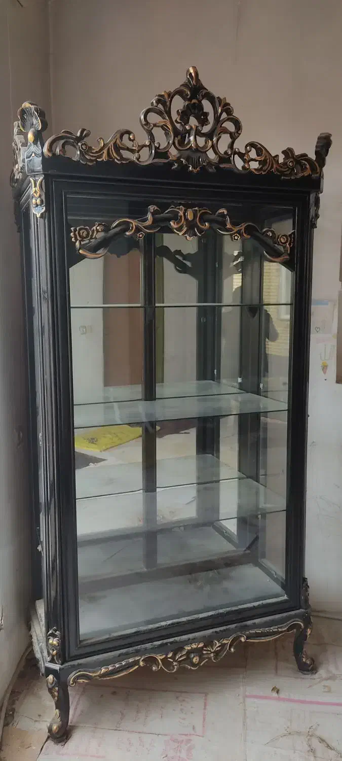 بوفه چوبی تمیز|بوفه، ویترین، کنسول|چهاربرج, |دیوار