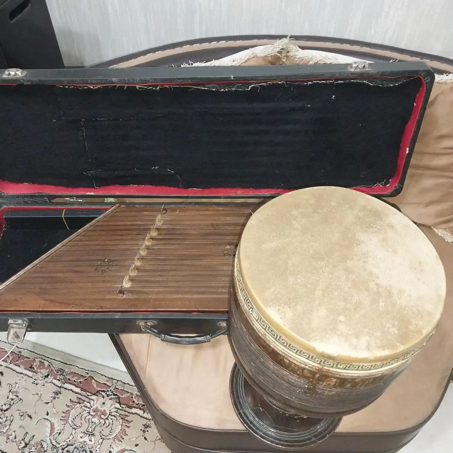 سنتور۹خرک وتنبک عتیقه|سازهای سنتی|تهران, باشگاه نفت|دیوار