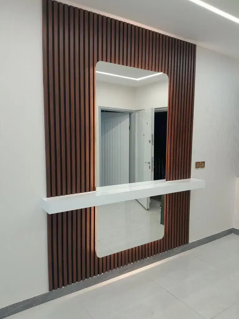 آینه نیم دایره همراه نور ابعاد سفارشی|آینه|بابل, |دیوار