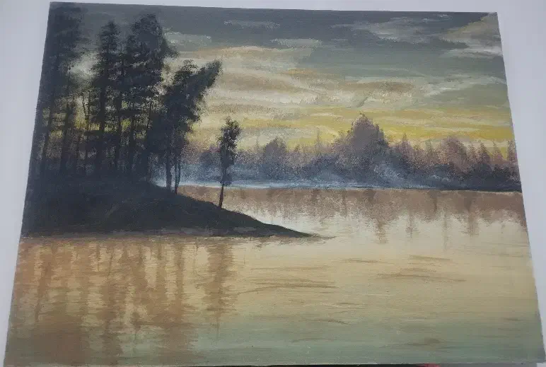 تابلو رنگ روغن با لوازم باکیفیت|تابلو، نقاشی، عکس|محمدیه-قزوین, |دیوار