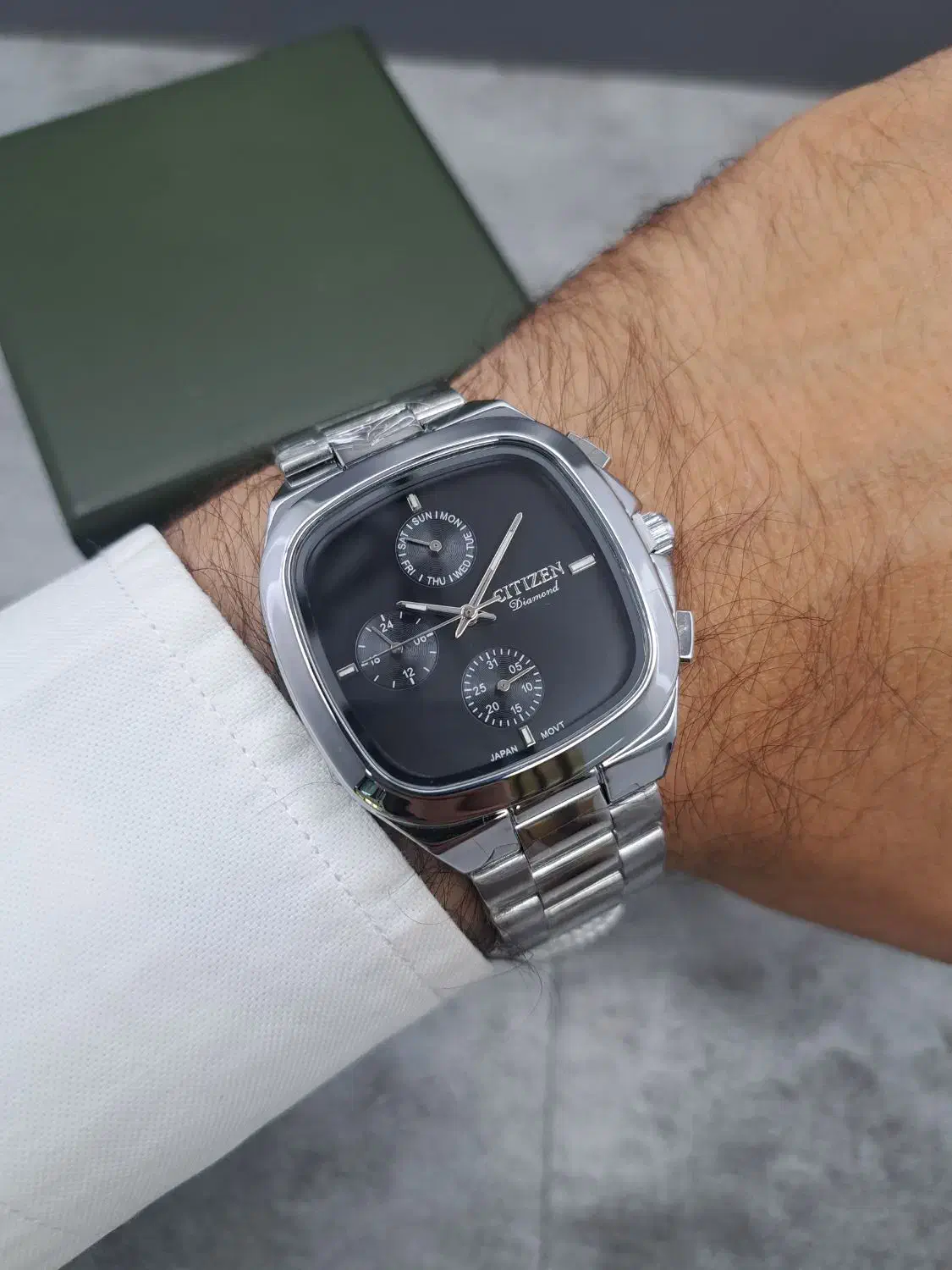 کادو روز پرستار و کادر درمان ساعت سیتیزن شیک مربع|ساعت|اصفهان, قائمیه|دیوار