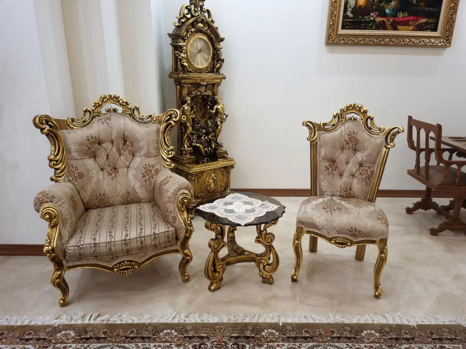 مبل سلطنتی|مبلمان خانگی و میز عسلی|تهران, پرستار|دیوار