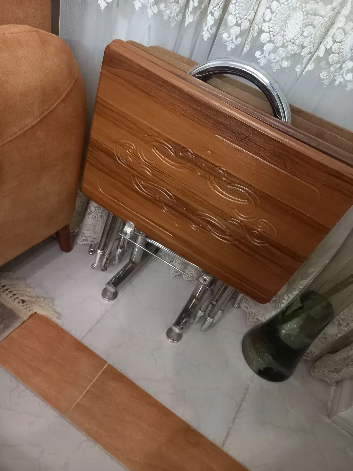 جلو مبلی تاشو|مبلمان خانگی و میز عسلی|قم, پردیسان|دیوار