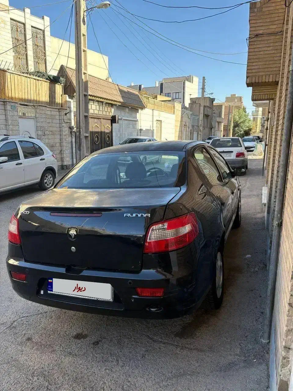 رانا مشکی مدل ۹۴|خودرو سواری و وانت|قم, مصلاء|دیوار