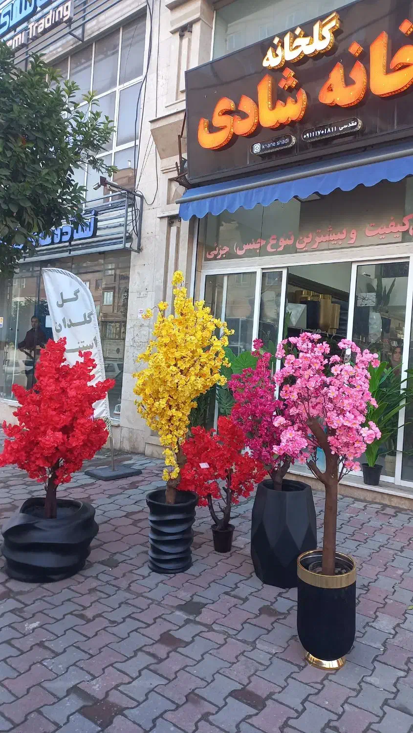 شکوفه و گل شاخه ای|گل مصنوعی|گرگان, |دیوار