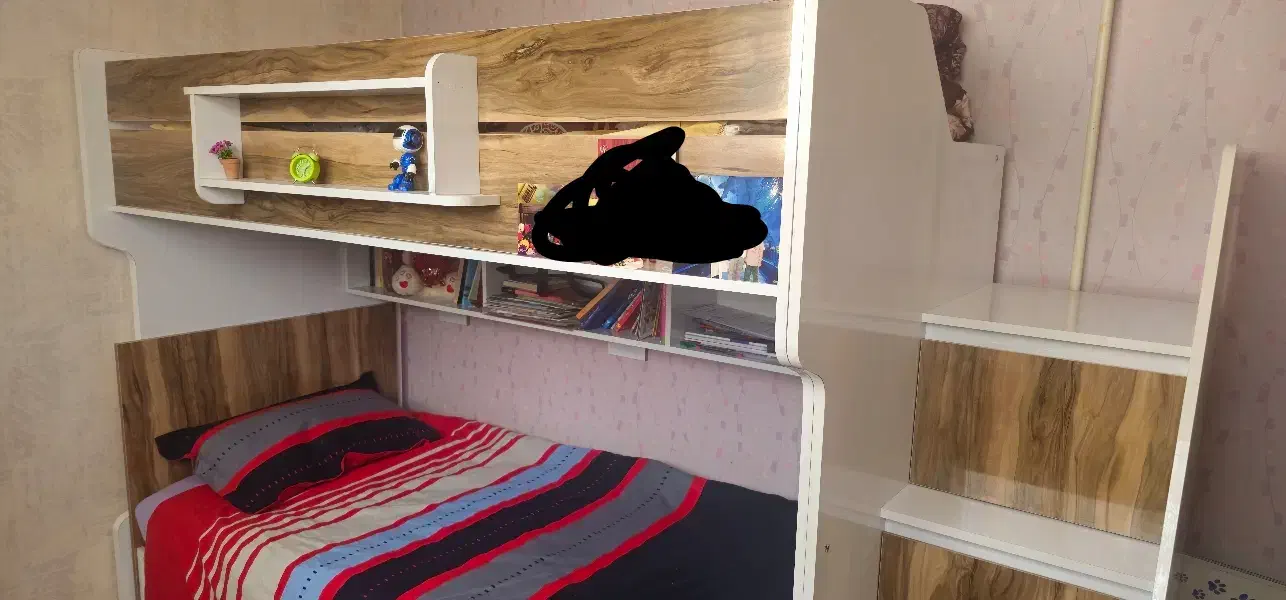 تختخواب کودک وتوجوان دوطبقه|تخت و سرویس خواب|تبریز, |دیوار