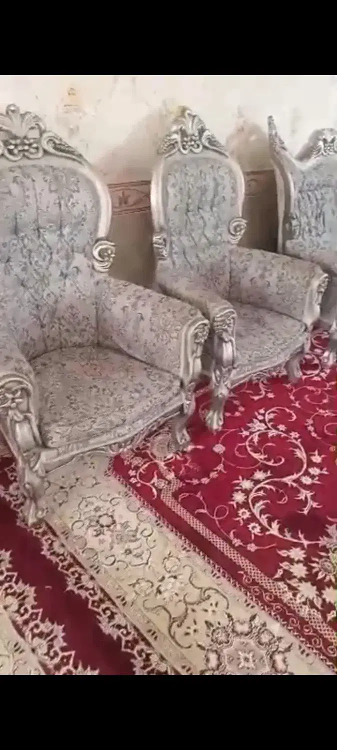 مبل سلطنتی9نفره|مبلمان خانگی و میز عسلی|شیروان (خراسان), |دیوار