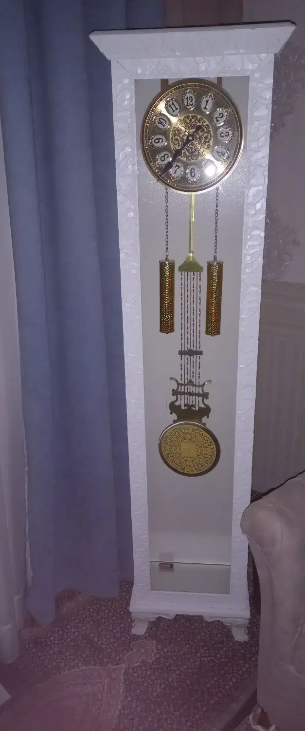 ساعت ایستاده سفیدطلایی|ساعت دیواری و تزئینی|شیروان (خراسان), |دیوار