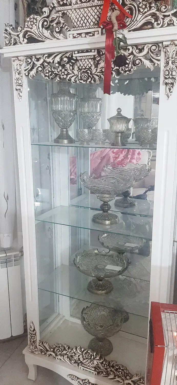 بوفه .آینه.ساعت رو میزی|بوفه، ویترین، کنسول|کرمان, |دیوار