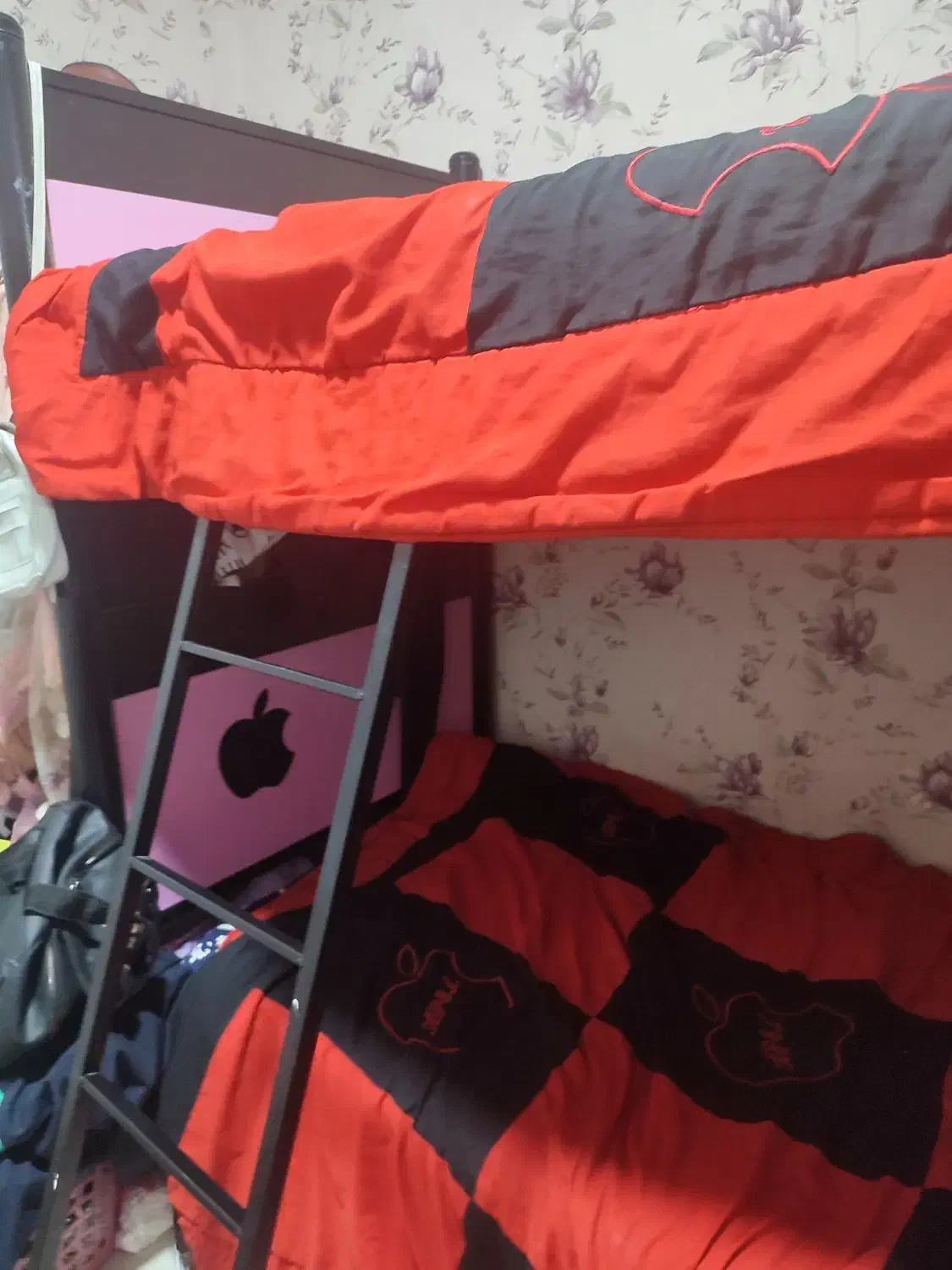 تخت دوطبقه باتشک|تخت و سرویس خواب|محمدیه-قزوین, |دیوار