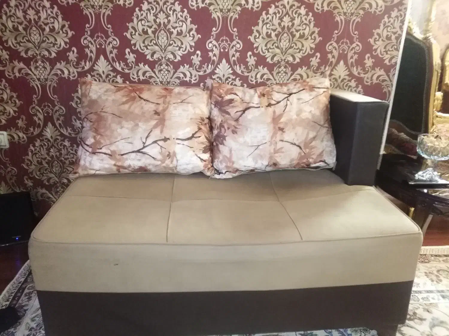 راحتی7نفره مدل ال سالم پارچه مازاراتی +7عدد کوسن|مبلمان خانگی و میز عسلی|تهران, پونک|دیوار