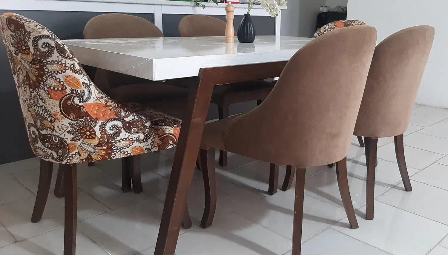 میز ناهارخوری ۶نفره|میز و صندلی غذاخوری|پردیس, فاز ۸|دیوار