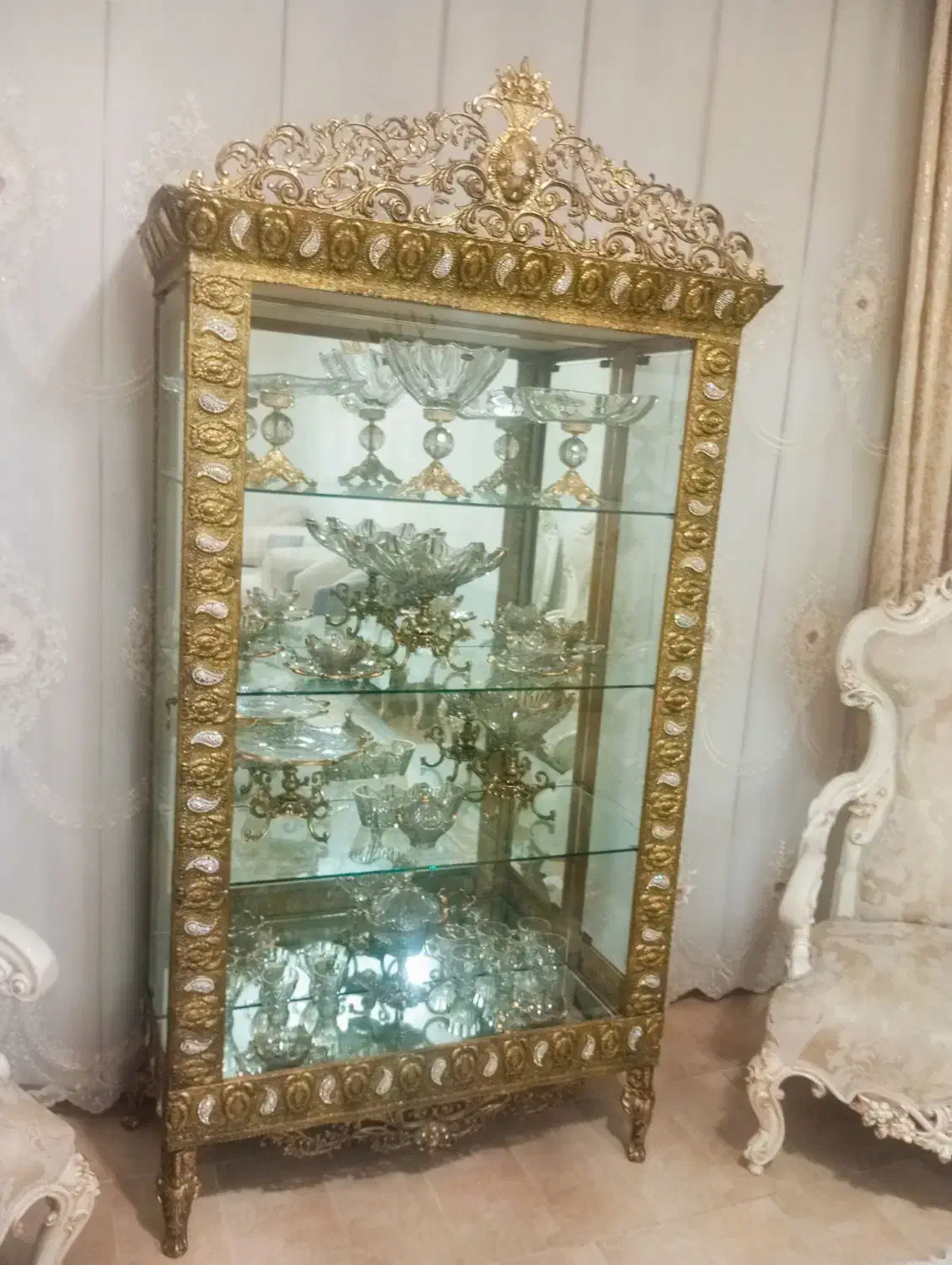 بوفه برنز بزرگ و اصل|بوفه، ویترین، کنسول|زنجان, |دیوار