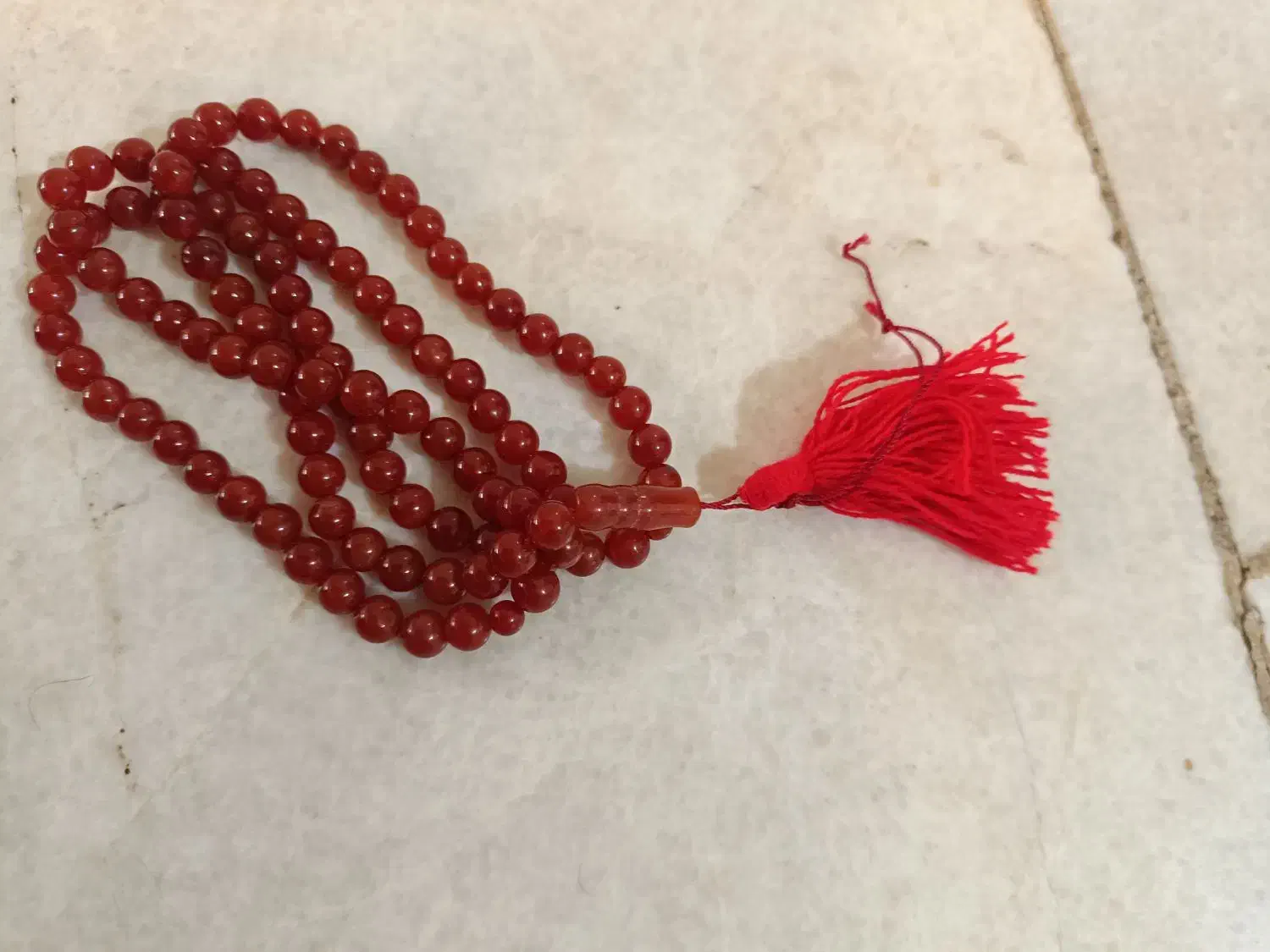 تسبیح عقیق سرخ یمنی|زیورآلات و اکسسوری|ری, ظهیرآباد|دیوار