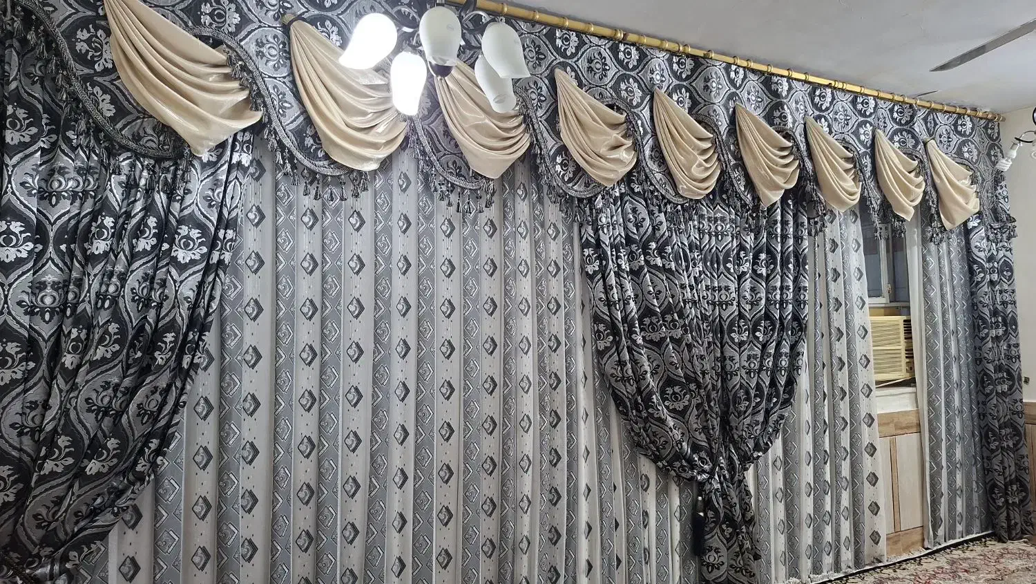 پرده|پرده، رانر، رومیزی|اهواز, زیتون کارگری|دیوار