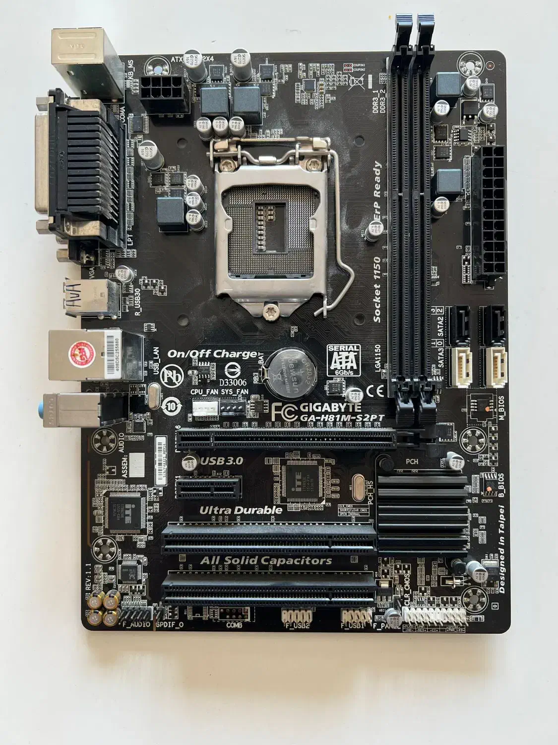 مادربورد gigabyte ga-h81m-s2pt (ddr3) در حد نو|قطعات و لوازم جانبی رایانه|تهران, سعادت‌آباد|دیوار