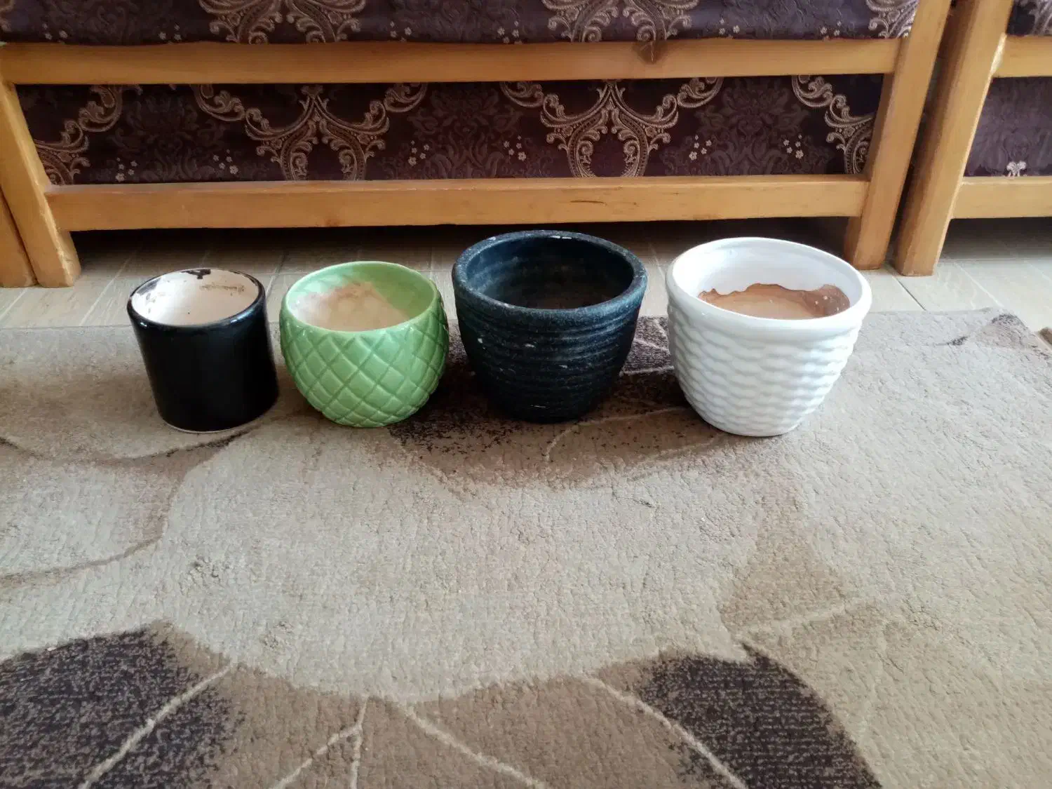 گلدان فرفوژه. سرامیکی سطل|صنایع دستی و سایر لوازم تزئینی|الوند, |دیوار