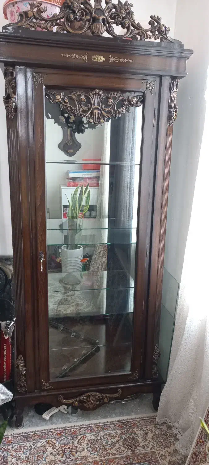 بوفه چوبی|بوفه، ویترین، کنسول|کرمانشاه, |دیوار