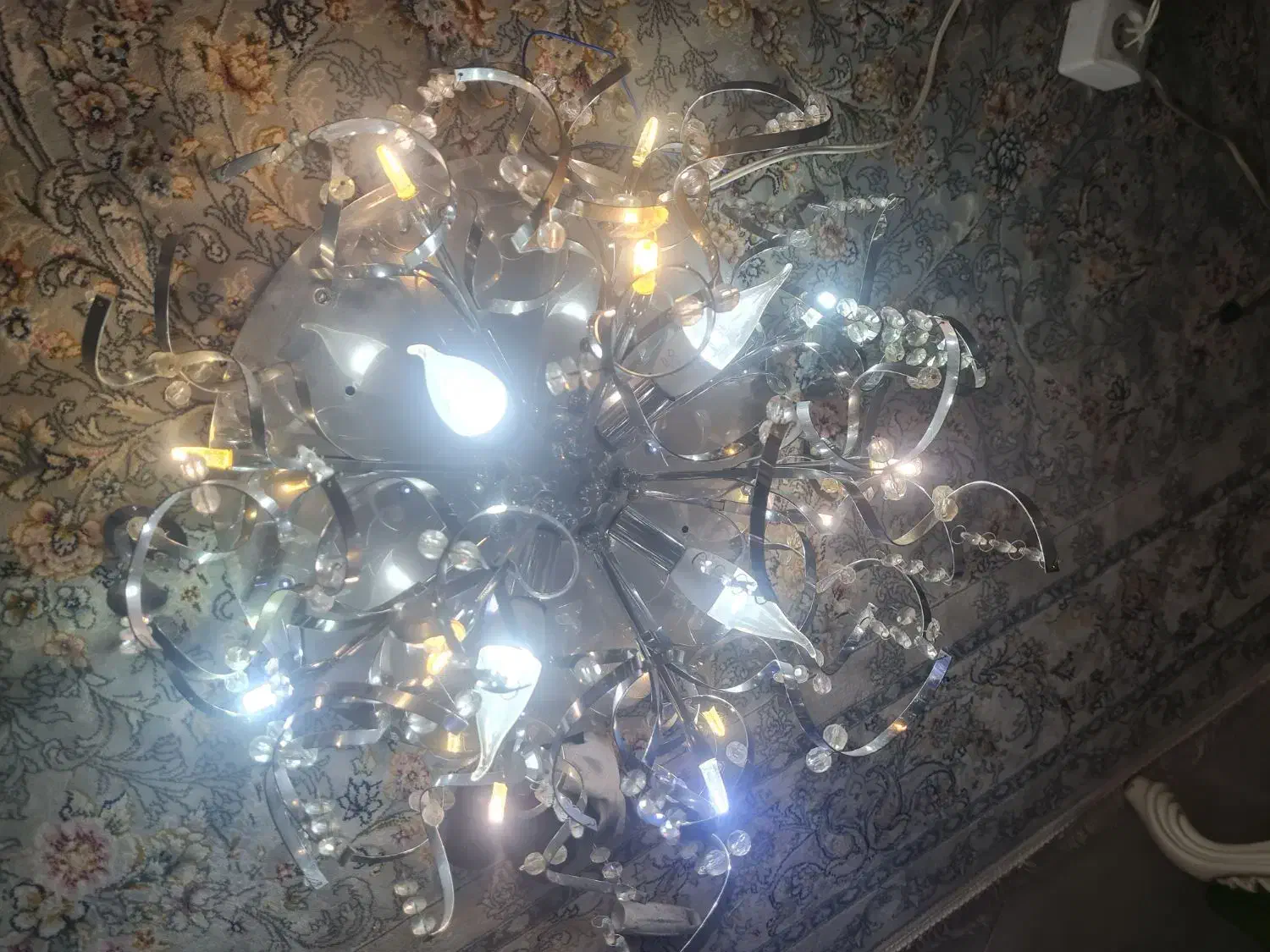 یک جفت لوستر استیل  مدرن|لوستر و چراغ آویز|تهران, جوادیه تهرانپارس|دیوار