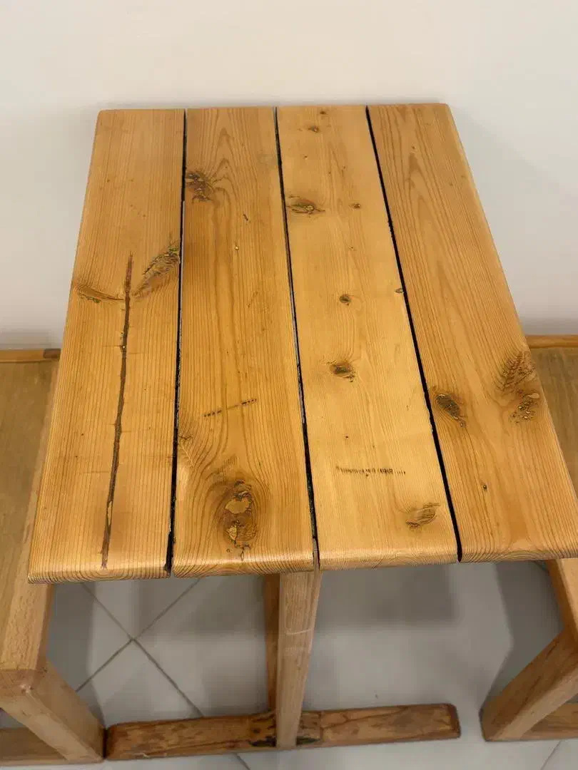 میز صندلی چوبی در حد نو|میز و صندلی غذاخوری|شیراز, آزادی|دیوار