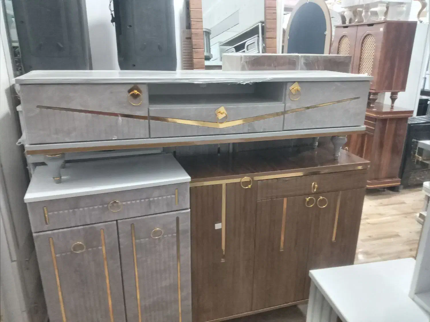 انواع میز های توی|میز تلویزیون|بیرجند, |دیوار