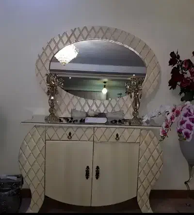 کنسول چوبی|بوفه، ویترین، کنسول|دماوند, گیلاوند|دیوار