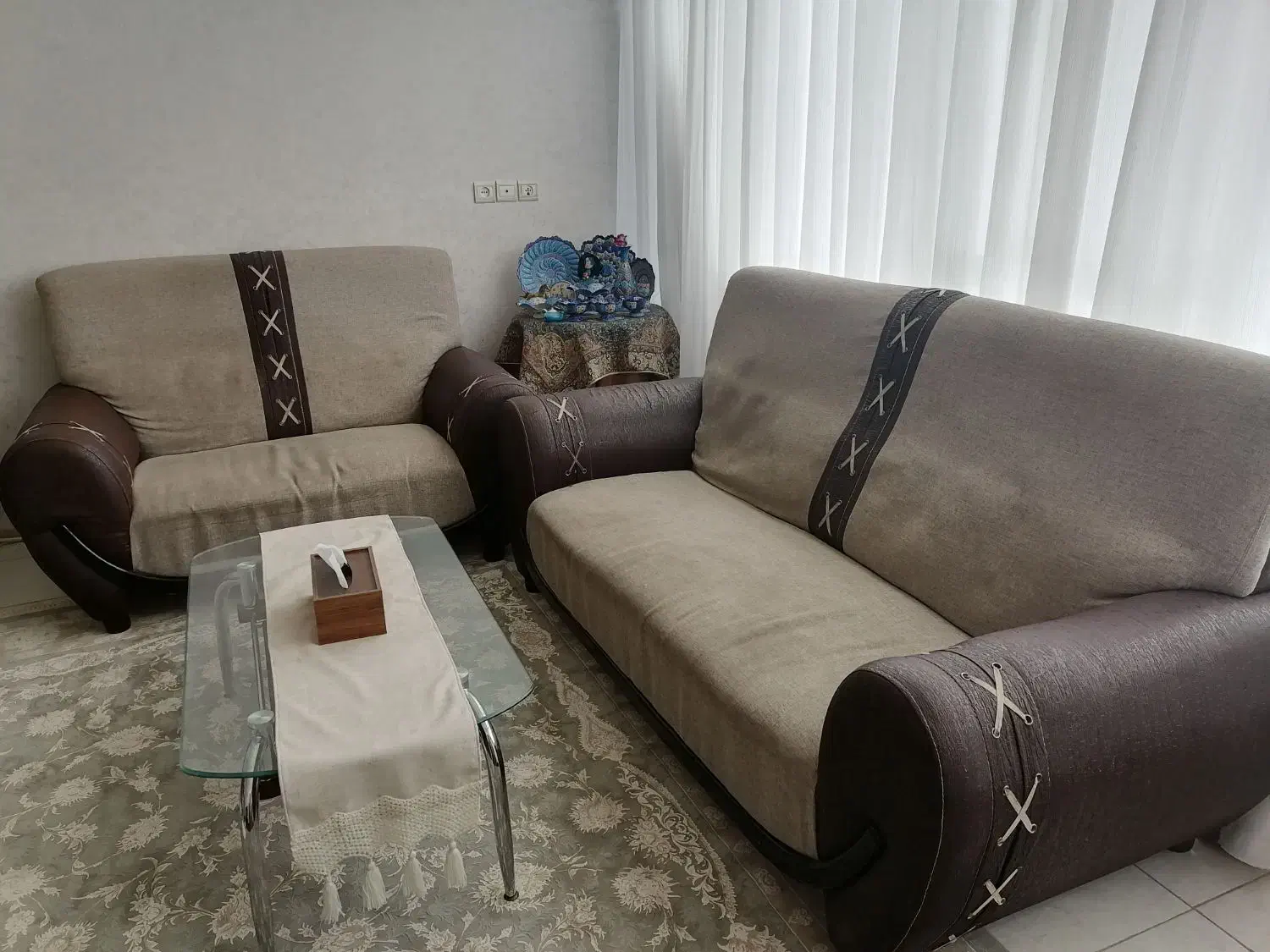 یک دست مبل 6 نفره|مبلمان خانگی و میز عسلی|نجفآباد, طالقانی|دیوار