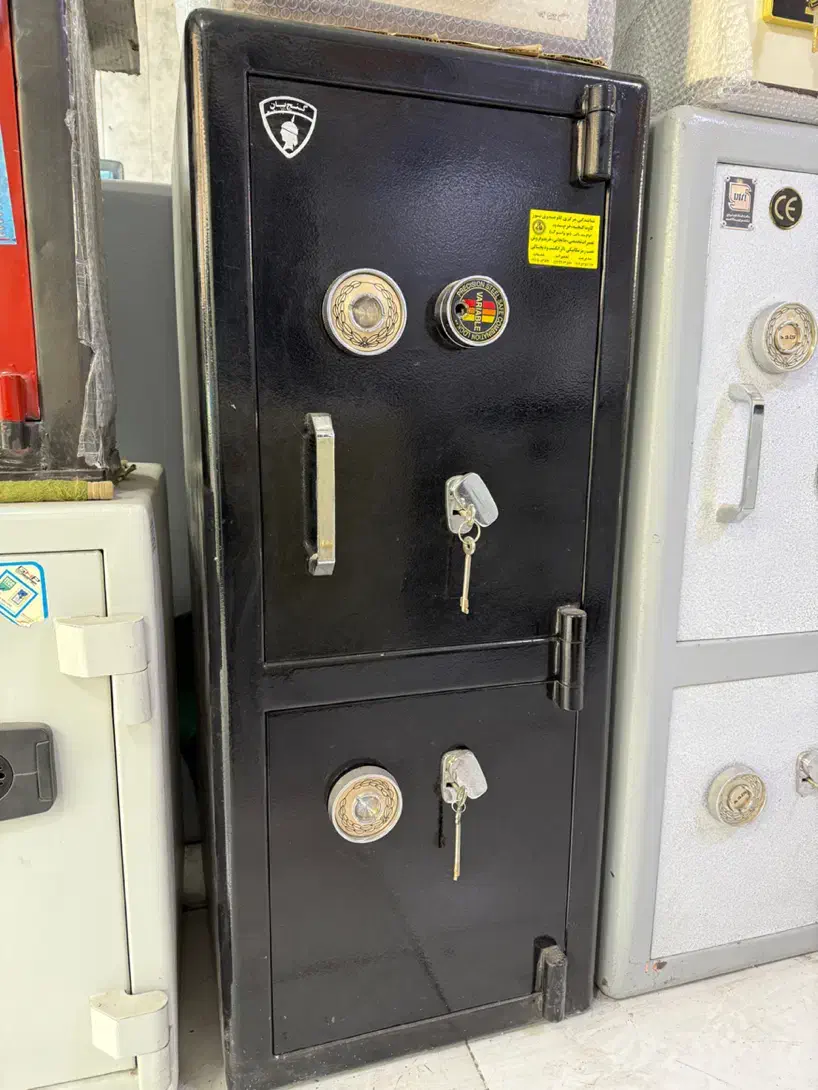 گاوصندوق مشکی گنج بان دو‌ درب و تک درب 550rk|ابزارآلات|تهران, نعمت‌آباد|دیوار